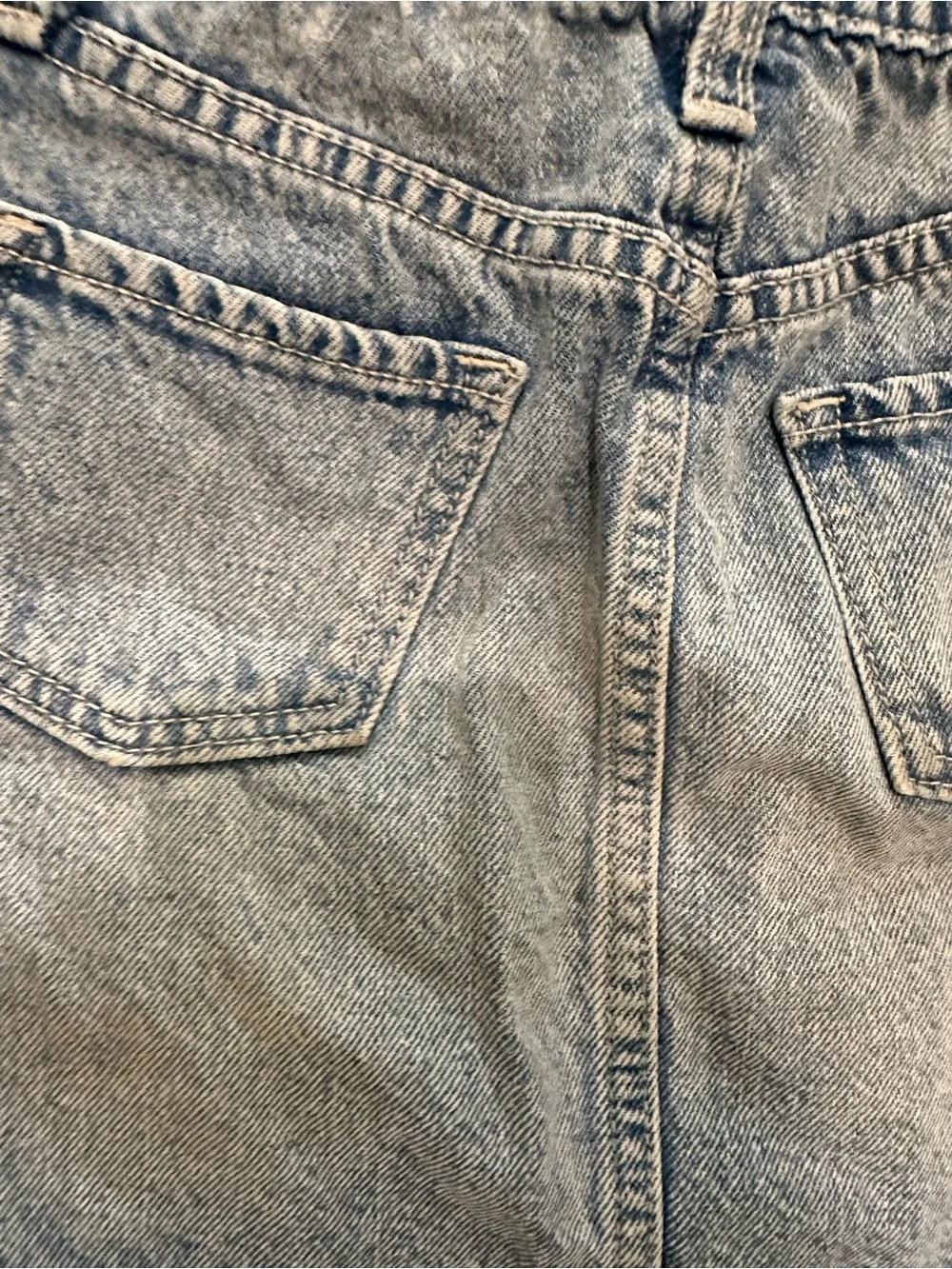 Hand-Painted Denim Skirt with Mardi Gras Motif Mardi Gras Mambo Kids